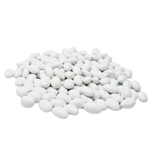 (1 Lb, Candy Retailer Jordan Almonds White)