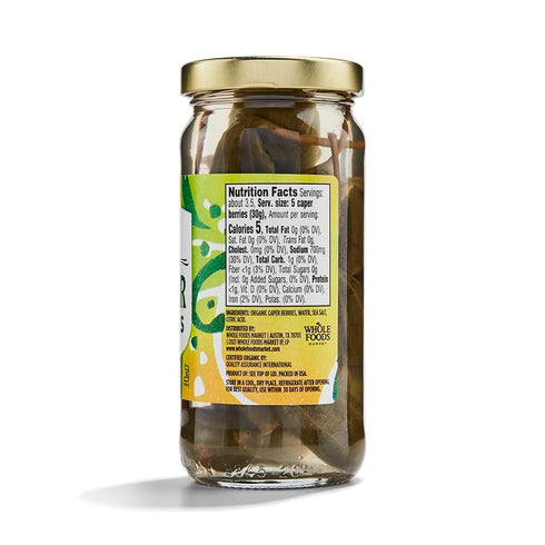 4 Whole Foods Market, Organic Caper Berries, Ounce