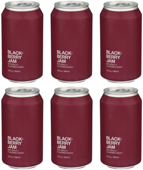 generic United Sodas Of America Soda Blackberry Jam, 12 FO 6 Pack