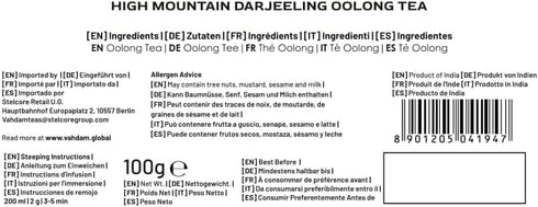 (50+ 3.53oz) VAHDAM, High Mountain Oolong Tea Leaves From Himalayas Cups, Strong & Robust Oolong Tea | High Elevation