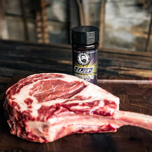 10oz Bearded Butchers Cajun Blend Seasoning, Shaker Cajun Flavor with Medium Heat, Ideal for Chicken, Fish, Seafood