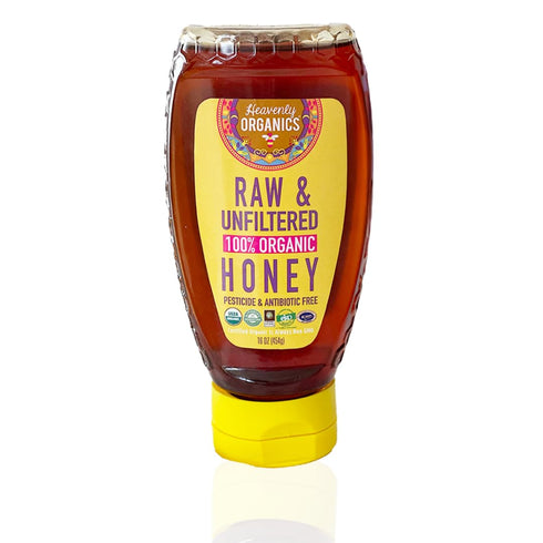 Heavenly Organics 100% Organic Raw Honey | Wild Forest Honey from Himalayan