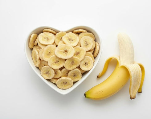 SweetGlob 2 Seewtglob Crunchy Banana Chips & Fruit Snack Mix Sweetened, Natural & Healthy Treat Pound
