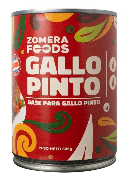 Zomera Foods Gallo Pinto - Black Beans and Rice, Costa Rica Food, Rice and