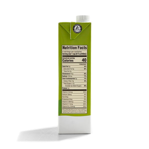 365 32 Oz (Pack 3) by Whole Foods Market, Organic Unsweetened Almond Milk, Fl