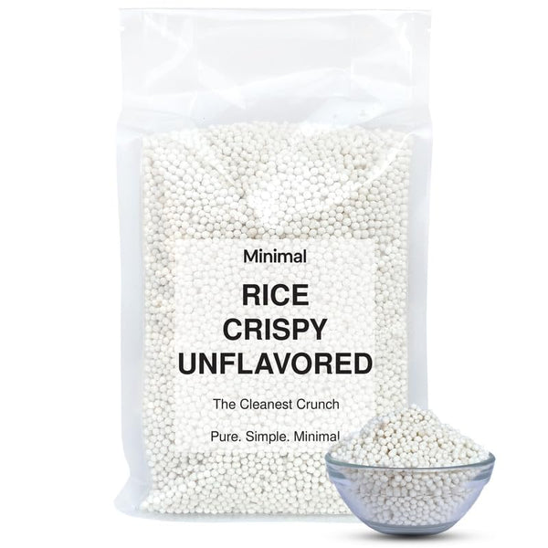 MINIMAL Rice Crispy 8 oz (224 g) Unflavoured, Crunchy & Light | Ideal
