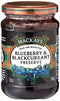 Mackays Whole Fruit Preserves - Blueberry & Blackcurrant 12Oz (2 Pack)