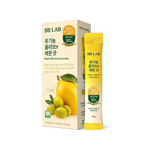 BB LAB Organic Olive & Lemon Dual Shot, 50:50 Ratio, Cold-Pressed Extra