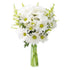 KaBloom - 10 White Daisy with Yellow aster - Fresh Flowers for