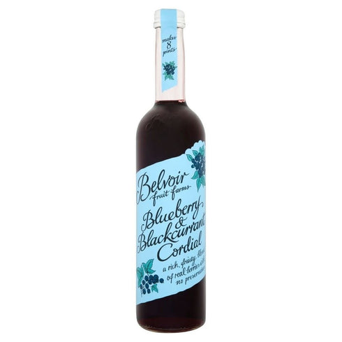 BELVOIR FRUIT FARMS Belvoir Blueberry & Blackcurrant Cordial (500ml) - Pack of 2