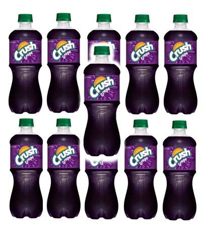 Variety Pack Crush Grape 20 oz Soda Bottles (Pack of 12, Total of 240