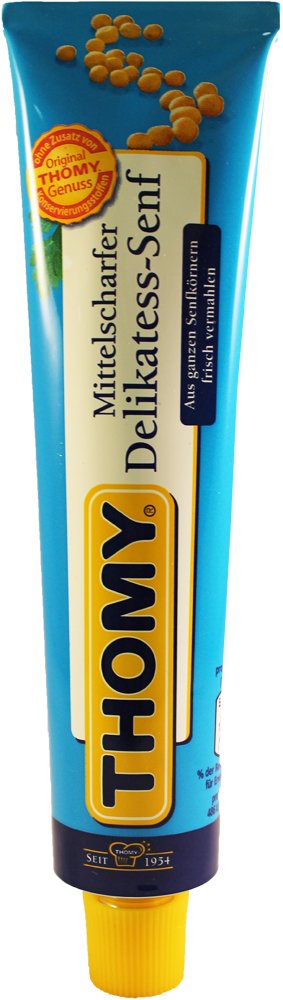 Thomy Mittelscharfer Senf 100ml (Medium Mustard-Senf)