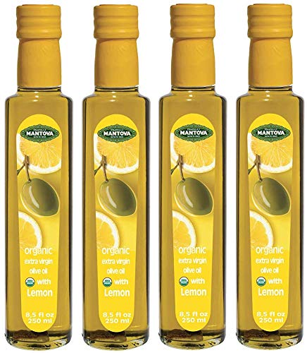 Mantova Oil Olive Extra Virgin Lemon Organic, 8.5 fl oz (Fur k)