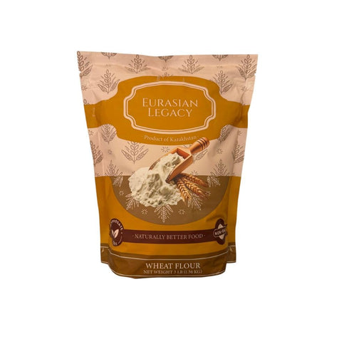 Eurasian Legacy Non-GMO, Unbleached, Glyphosate-Free, High-Protein Wheat Flour, Perfect for Bread &