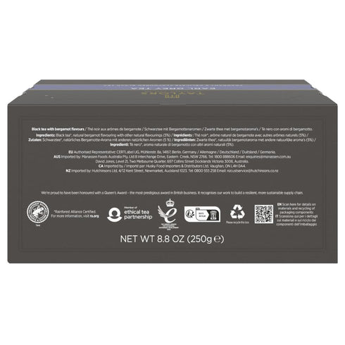 100 Count (Pack 1), 100 Taylors of Harrogate Earl Grey, Black Tea, Individually Wrapped Bags, of Fragrant, Delicate