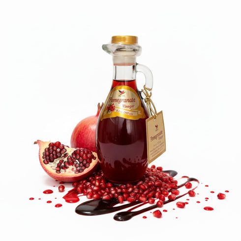 Homa Afghan Silk Road Pantry Condiment Bundle with Qurut, Pomegranate Vinegar, Red & Green Chutneys, and Saffron Spray.