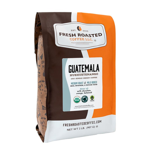 Fresh Roasted Coffee, Organic Guatemala | Single Origin, USDA Organic, Mold &