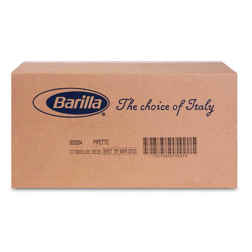 Barilla Pipette Pasta, 160 Ounce -- 2 per case.