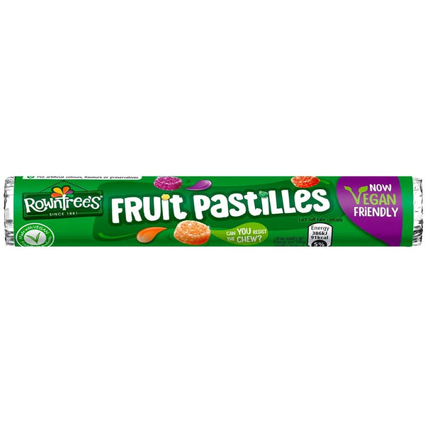 Rowntree's Rowntrees Fruit Pastilles Single 50g - Pack of 6