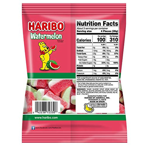 3.1 Oz Haribo Watermelon