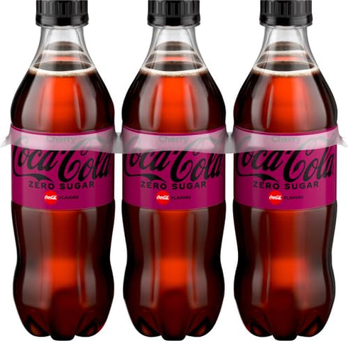 6pk 500ml Pack 3 Coca-Cola Cherry Zero Sugar | | PET |
