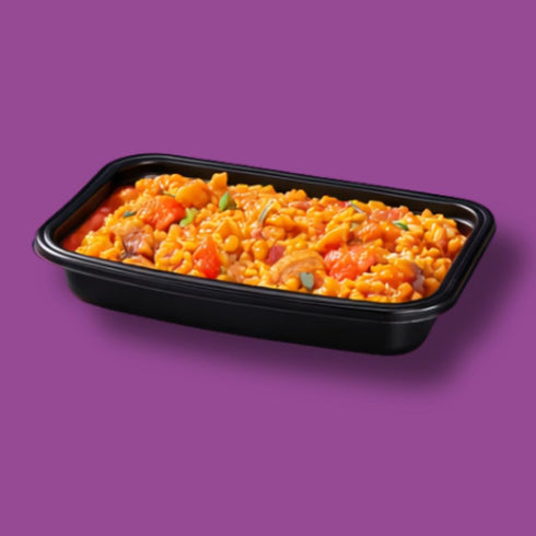 (3 Pack, 7 oz Miss Olives Creole Style Chicken with Brown Rice Shelf-Stable Microwavable Ready Meals, Lower Sodium