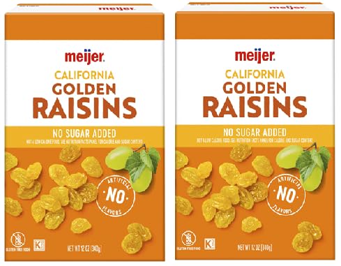 Generic Golden Raisins No Sugar Addes A Gluten Free Food (2 Boxes, 12