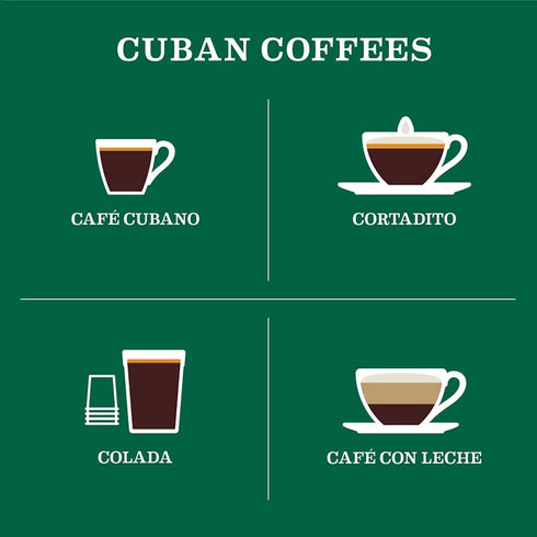 16 oz (Pack 3) Cafe La Llave Dark Roast Ground Espresso Coffee, Bricks of Cuban Style, Bold & Rich Flavor