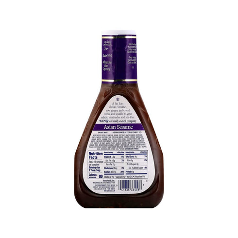 Pack,16 OZ. (Count 3) Ken's Steak House Creamy Caesar, Ranch, Asian Sesame Dressing Variety FL