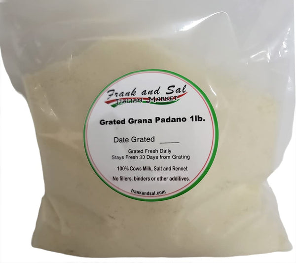 Grana Padano PDO. Grated Cheese 1 Pound Imported From Italy. No Additives