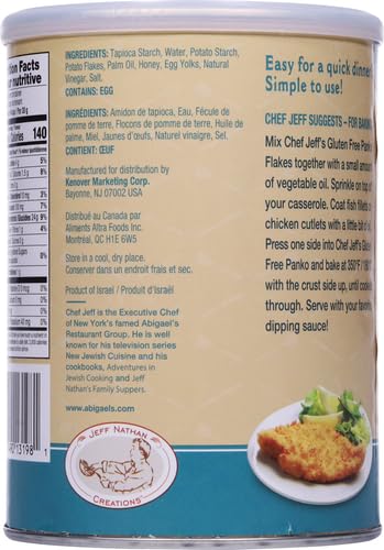 Jeff Nathan Creations 15 OZ JEFF NATHAN Plain Panko Flakes