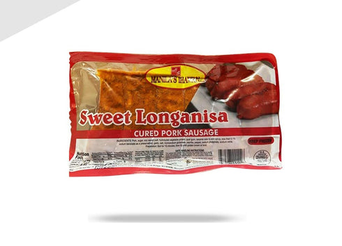 Generic Manila Ihawan Sweet Pork Longganisa 12oz Philippines PACK OF 2 (THAWED)