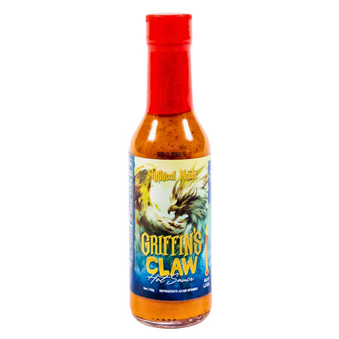 Mythical Meats Griffin's Claw Hot Sauce - Scorpion Pepper & Honey Mustard,