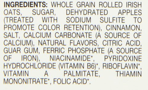 12.3-Ounce (Pack 6) McCANN'S Instant Irish Oatmeal, Apple & Cinnamon, Boxes