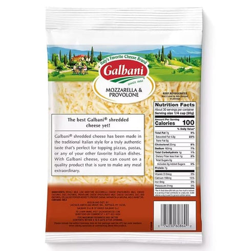Galbani Mozzarella 32 oz Shredded & Provolone