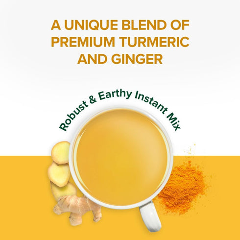 VAHDAM Golden Milk Powder, Turmeric Ginger Latte Mix, 100g, Caffeine-Free, Brew Hot or Iced Tea