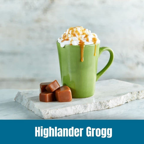 County 60 Count 100% Door Coffee Highlander Grogg Flavored Ground - Single Serve Cups - Medium Roast - Specialty
