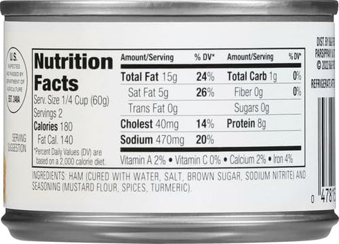 Underwood 4.25 Deviled Ham Spread, Ounce