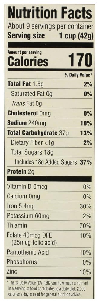 Mom's Best 13 oz (Pack 3) Cereals Crispy Cocoa Rice Cereal