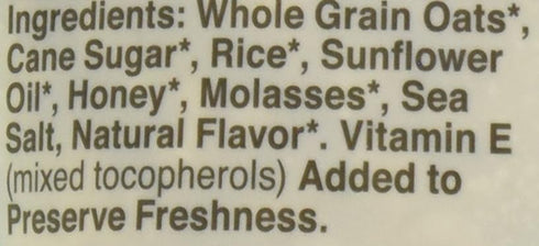 Cascadian Farm 11 (Pack 4) Organic Oats And Honey Granola, Non GMO, Ounces