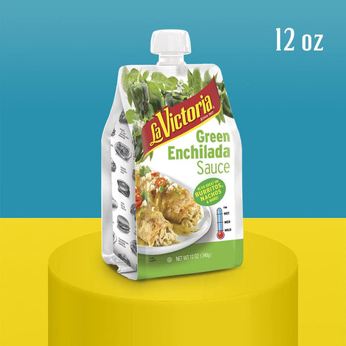 12 Oz 6 Count La Victoria Green Enchilada Sauce, Pouches