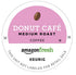 Amazon Fresh 80 AmazonFresh Donut Cafe Ct. K-Cups, Medium Roast, Keurig K-Cup Brewer Compatible