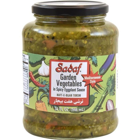 Sadaf Haft-e-Bijar Torshi - Pickled Garden Vegetables with Eggplant - Pickle Vegetables