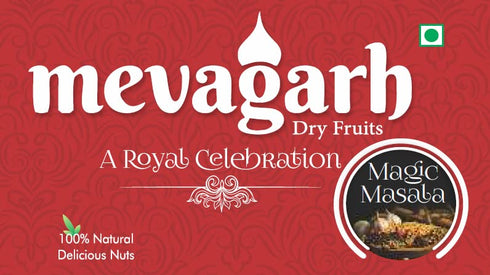 Mevagarh (200g X1) Cashews Magic Masala |High Protein & Gluten Free | Premium Spicy Flavoured Nuts | Whole cashews |