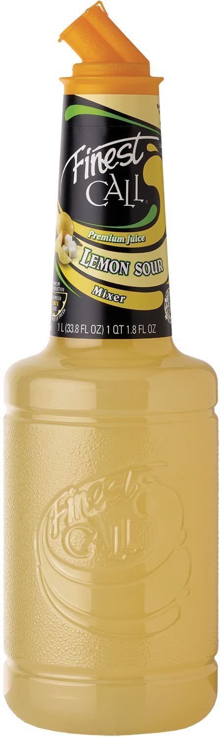 Finest Call Premium Juice Lemon Sour Drink Mix, Ready to Use, 1