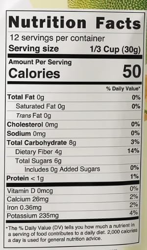 Generic 13 Jackfruit Chips, Net Weight Ounce - Gluten-Free, No Added Sugar, No Artificial Ingredients
