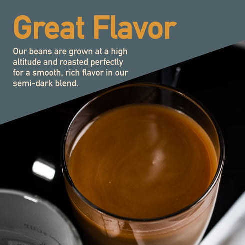11oz Healthy Bean Espresso Organic Coffee Beans Whole - Low Acid Coffee for Sensitive Stomach, Strong and Rich Flavor