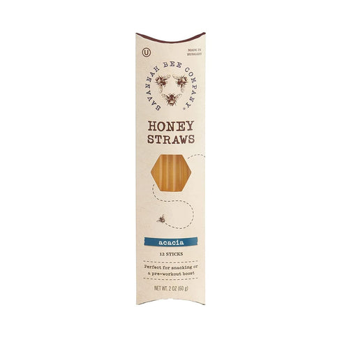 Savannah Bee Company Honey Straws - Pure and All Natural Acacia Honey