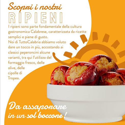 290 TuttoCalabria - Hot Cherry Peppers With Cheese g