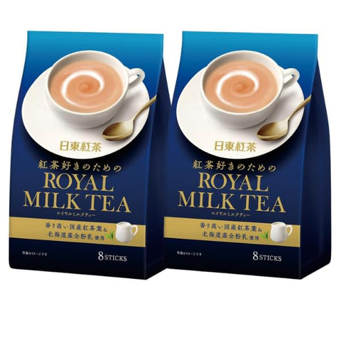 Royal milk tea Nittoh Tea 8 sticks (2 Pack)
